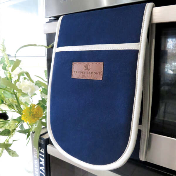 Samuel Lamont & Sons Navy Canvas Double Oven Glove