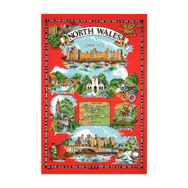 samuel lamont & sons North Wales Tea Towel