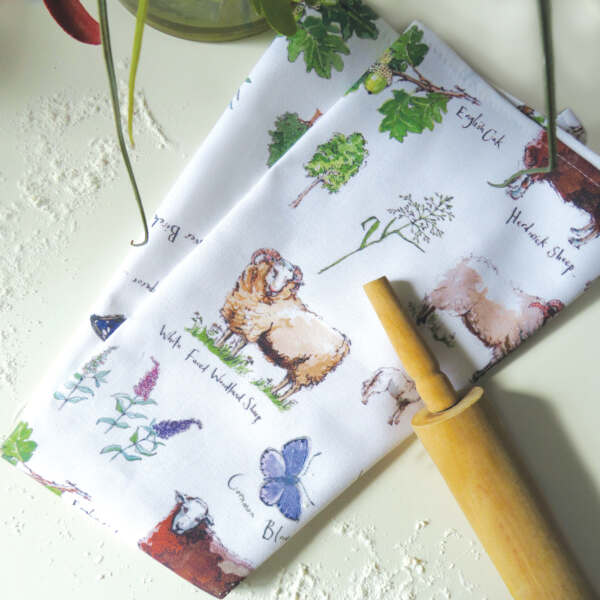 Samuel Lamont & Sons Out In The Fields Tea Towel