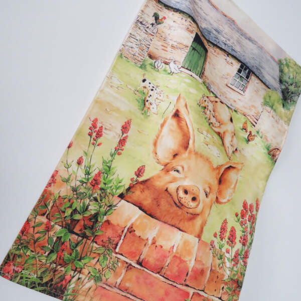 Samuel Lamont & Sons Pigs Tea Towel