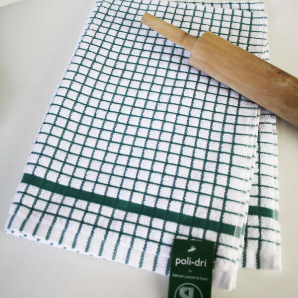 Samuel Lamont & Sons Poli-Dri Hunter Green Tea Towel