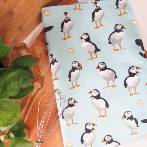 Samuel Lamont & Sons Puffins Tea Towel