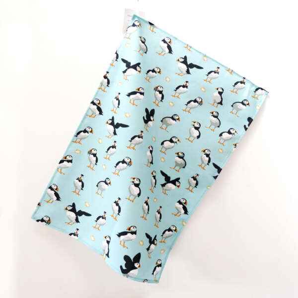 samuel lamont & sons Puffins Tea Towel