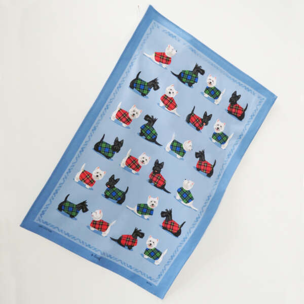 Samuel Lamont & Sons Scottie & Westie Tea Towel