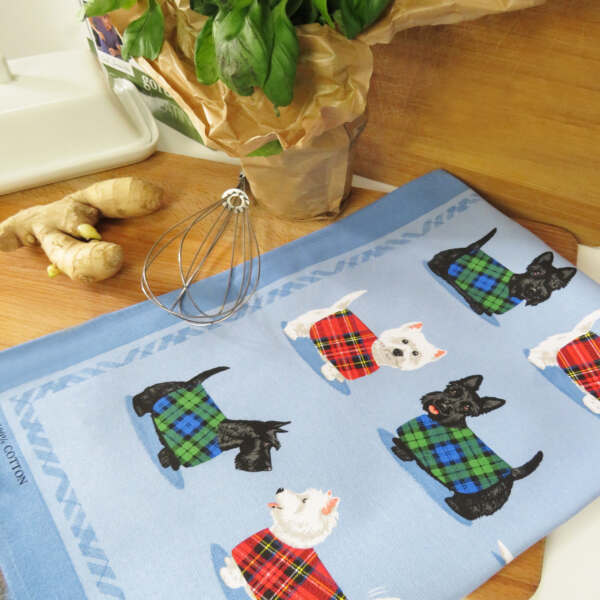 Samuel Lamont & Sons Scottie & Westie Tea Towel