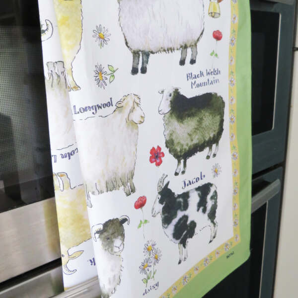 Samuel Lamont & Sons Sheep Breeds Cotton Tea Towel