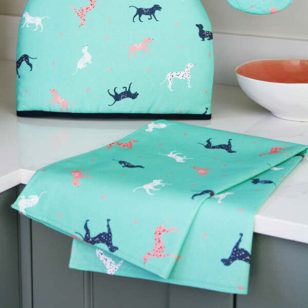 Samuel Lamont & Sons Spotty Dogs Cotton Tea Towel