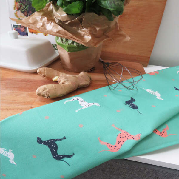 Samuel Lamont & Sons Spotty Dogs Cotton Tea Towel