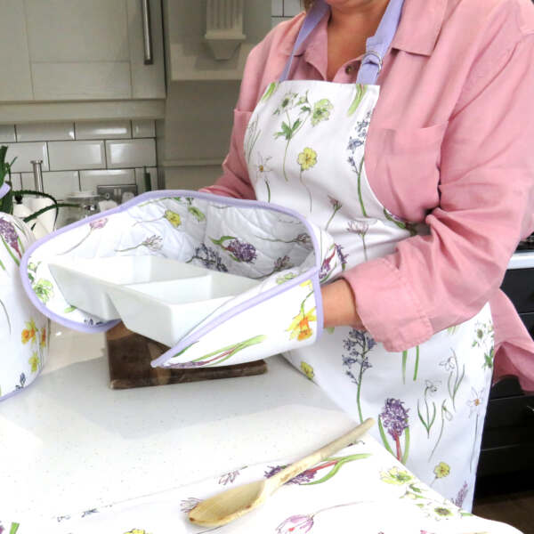 samuel lamont & sons Spring Floral Cotton Apron