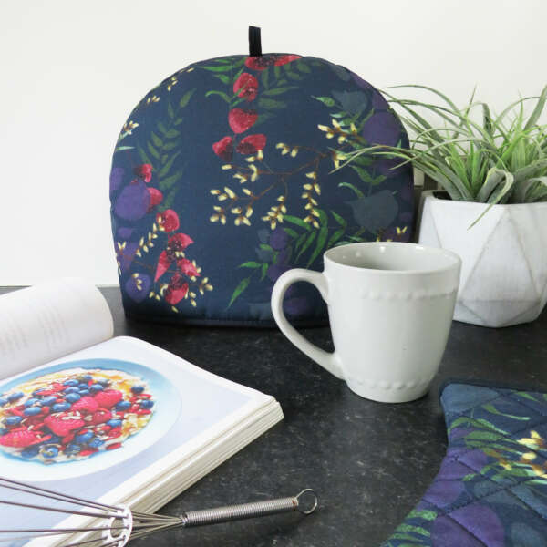 samuel lamont & sons Wild Florals Navy Tea Cosy
