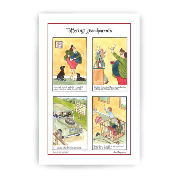 samuel lamont & sons Tottering Grandparents Tea Towel