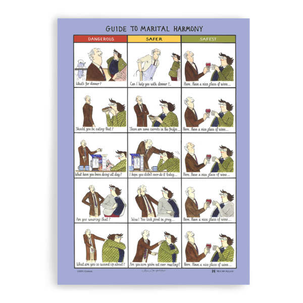 samuel lamont & sons Tottering Guide to Marital Harmony Tea Towel