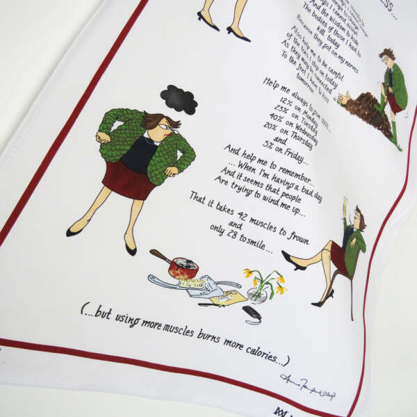 Samuel Lamont & Sons Tottering In Times Of Stress Tea Towel