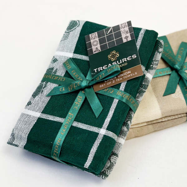 samuel lamont & sons Treasures of Ireland Tea Towel Green