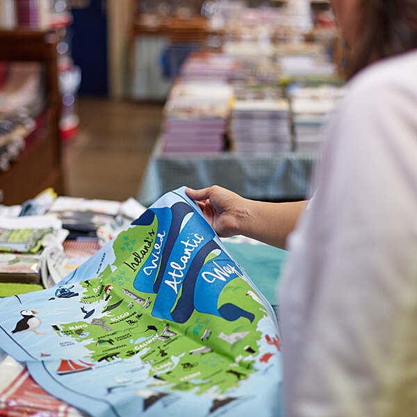 Samuel Lamont & Sons Wild Atlantic Way Linen Union Tea Towel