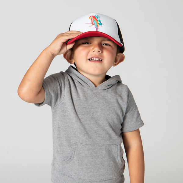 San Diego Hat Company 3-7 Year Kid Parrot Trucker Cap