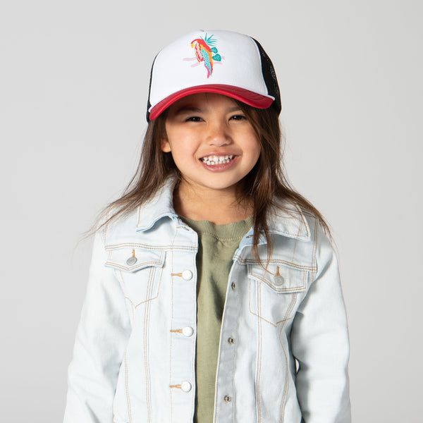 San Diego Hat Company 3-7 Year Kid Parrot Trucker Cap