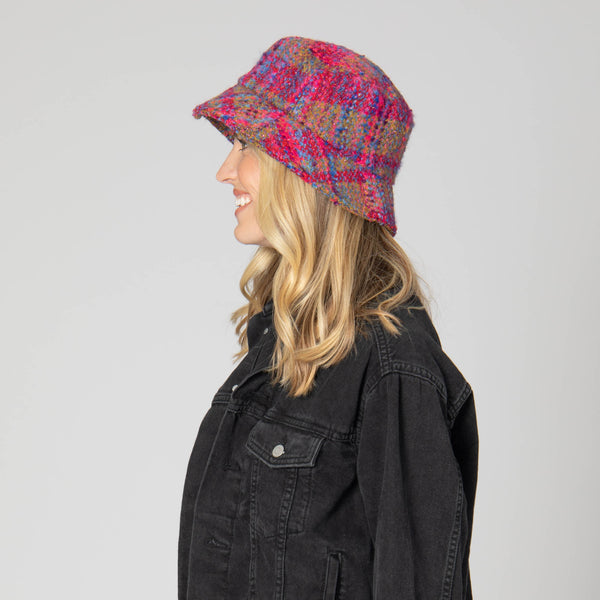 San Diego Hat Company Alabama - Cut & Sew Multi Tweed Bucket Hat