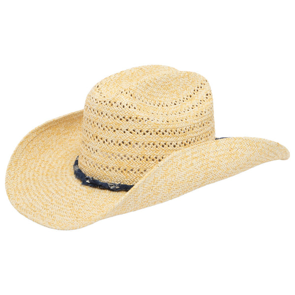 san diego hat company Annie - Woven Toyo Straw Cowboy with Wire Brim