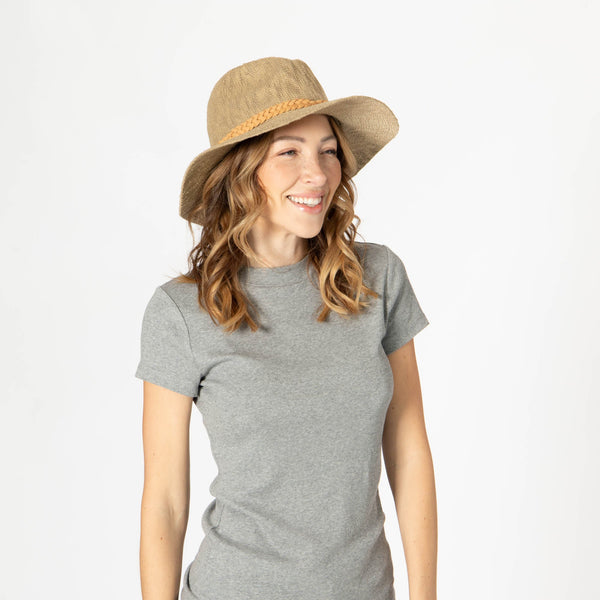 San Diego Hat Company Any Day Fedora - Women's Knit Fedora (KNH8008) Beige