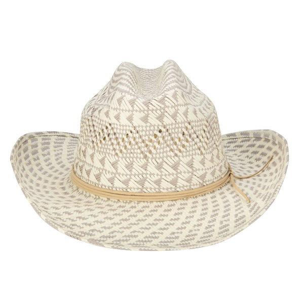 San Diego Hat Company Back West - Woven Distressed Cowboy With Faux Suede Band