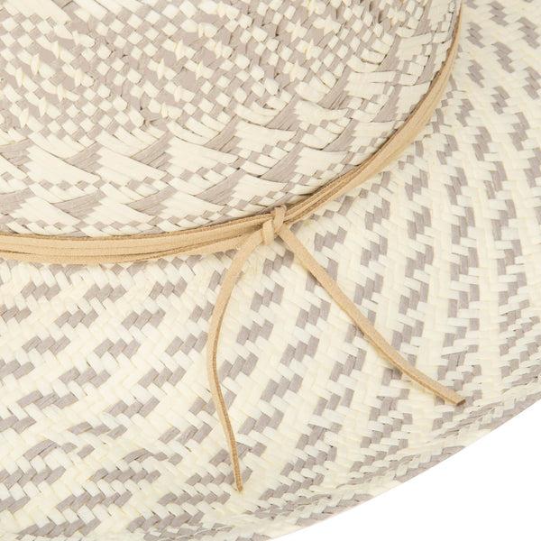 San Diego Hat Company Back West - Woven Distressed Cowboy With Faux Suede Band