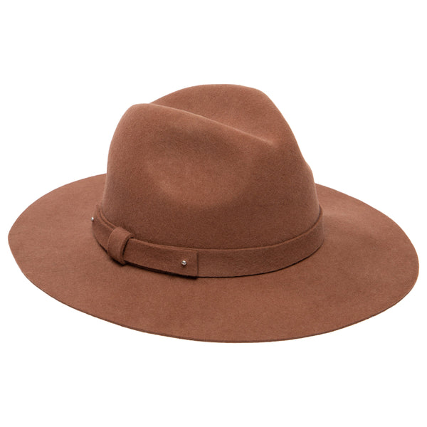 san diego hat company Beyond Prairie Fedora - Women's Packable Fedora With Felt Band Blush