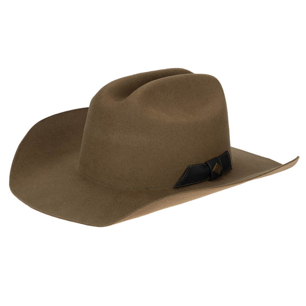 san diego hat company Black Label Wool Felt Cattleman's Crease Cowboy