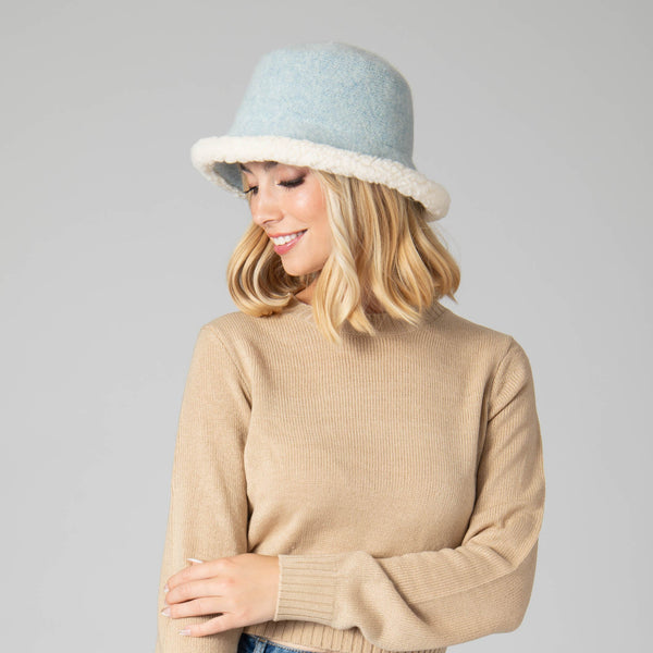 San Diego Hat Company Burr Oak Bucket Hat Light Blue