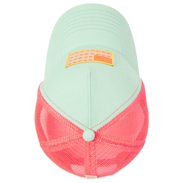 San Diego Hat Company Cali Bear Flag - Kids 5 Panel Snapback Trucker Hat