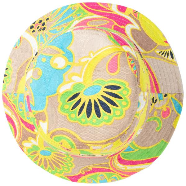 San Diego Hat Company Club Bucket - Fabric Bucket Hat By Trina Turk Green