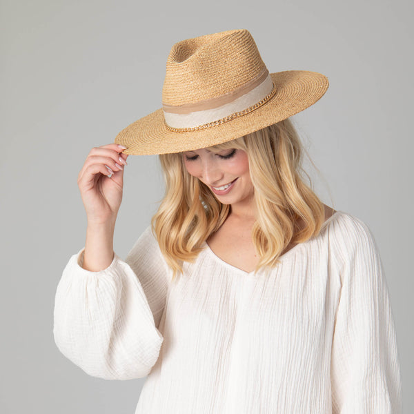 San Diego Hat Company Coastal Sunset Women's Stiff Brim Fedora