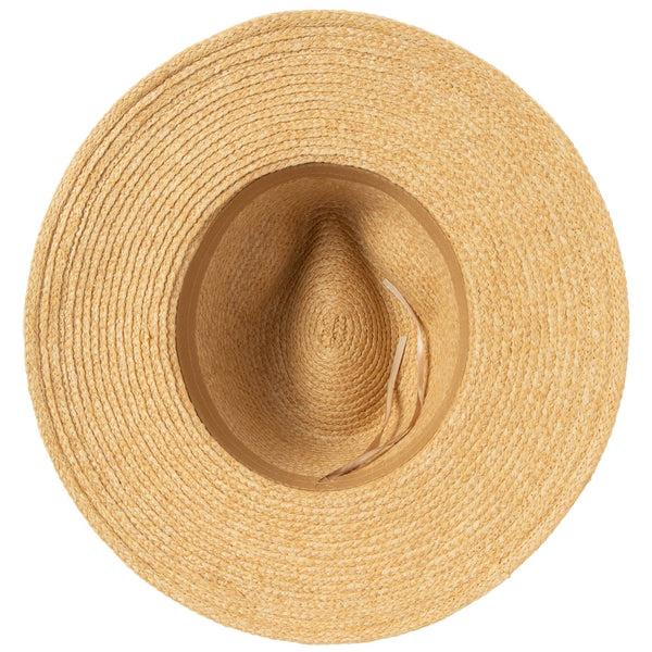San Diego Hat Company Coco - Fedora With Wood Beaded Chain