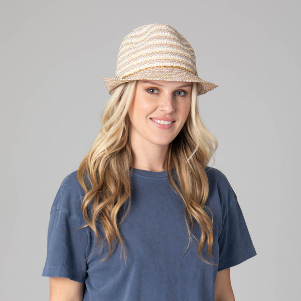 San Diego Hat Company Cordelia Women's Stingy Brim Fedora