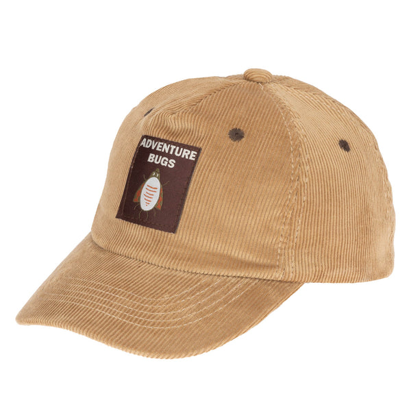 san diego hat company Corduroy Cap with Woven Adventure Bugs Patch