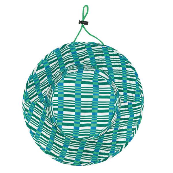 San Diego Hat Company Cut And Sew Kids Bucket Hat With Plaid All Over Print