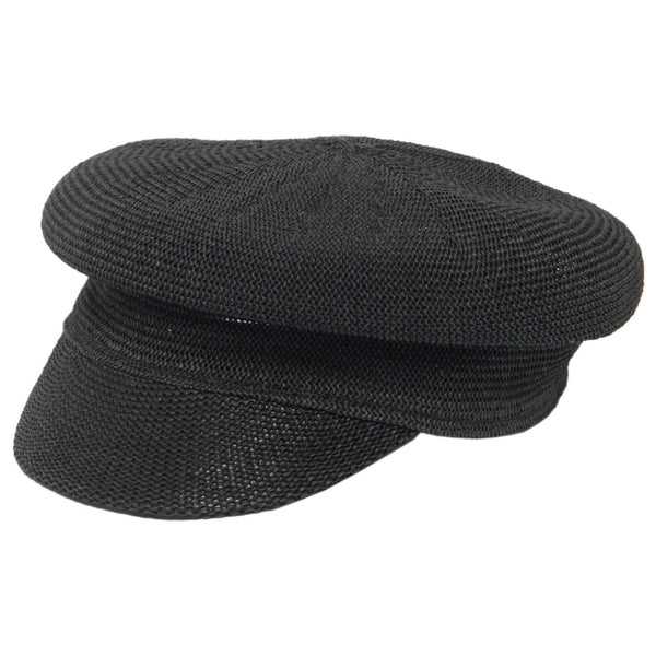 san diego hat company Day Break - Women's Cabbie Hat Black