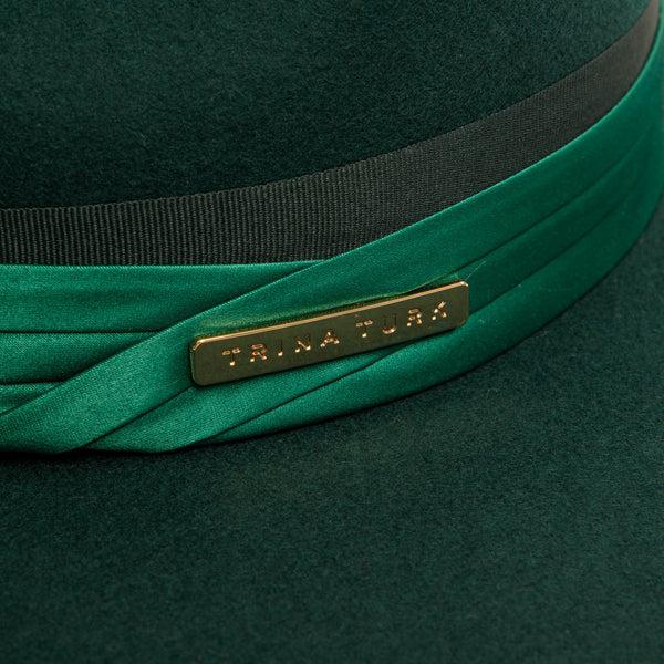 San Diego Hat Company Dresden Fedora By Trina Turk Black