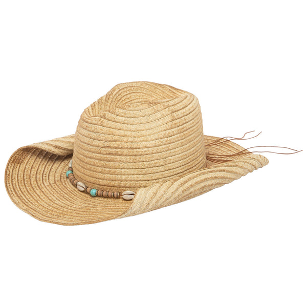 san diego hat company Elena - Cowboy with Rolled Wire Brim Edges