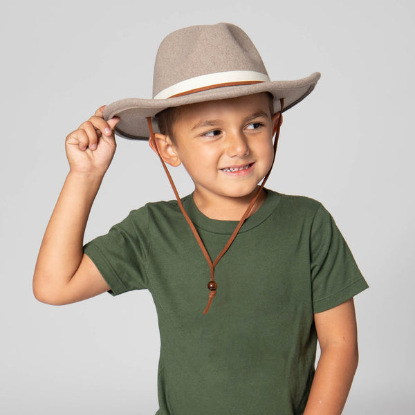 San Diego Hat Company Faux Felt Cowboy With Grosgrain Band