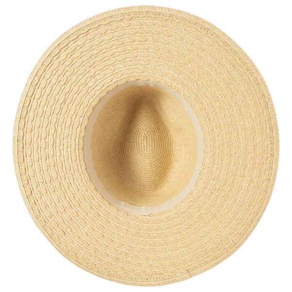 San Diego Hat Company Flora - Mixed Ultrabraid Fedora With Floral Band