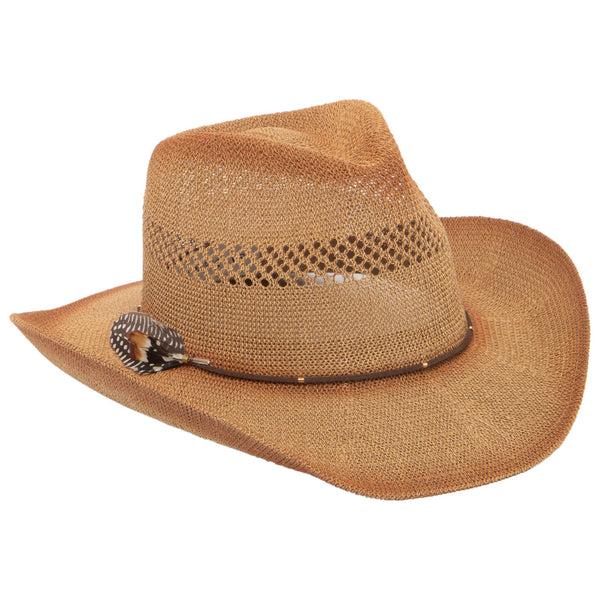 san diego hat company Gabriela - Women's Pinch Crown Cowboy Toast