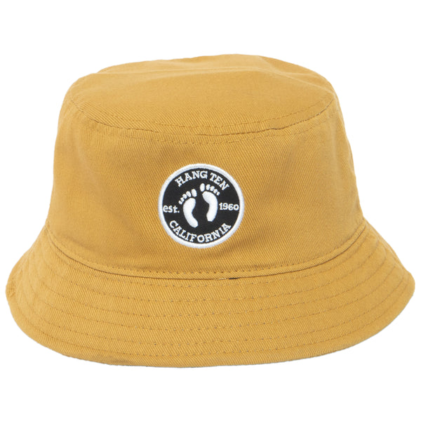 San Diego Hat Company Hang Ten - Cotton Twill Bucket With Hang Ten Embroidered Patch