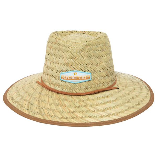 San Diego Hat Company Hang Ten - Lifeguard Hat With Striped Under Brim Print