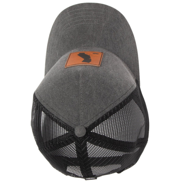 San Diego Hat Company Heritage Line - Mens Beige Trucker Hat (OCM4838) Black