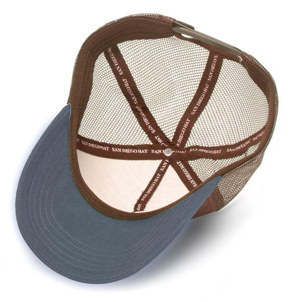 San Diego Hat Company Heritage Line - Mens Trucker Hat With Bear Patch