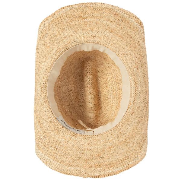 San Diego Hat Company Ines - Women's Crochet Raffia Cowboy