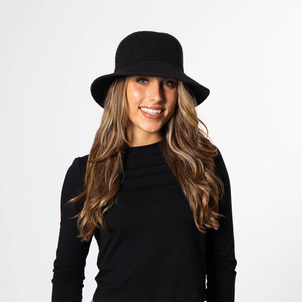 San Diego Hat Company Jean Ann - Bucket With Velvet Bow