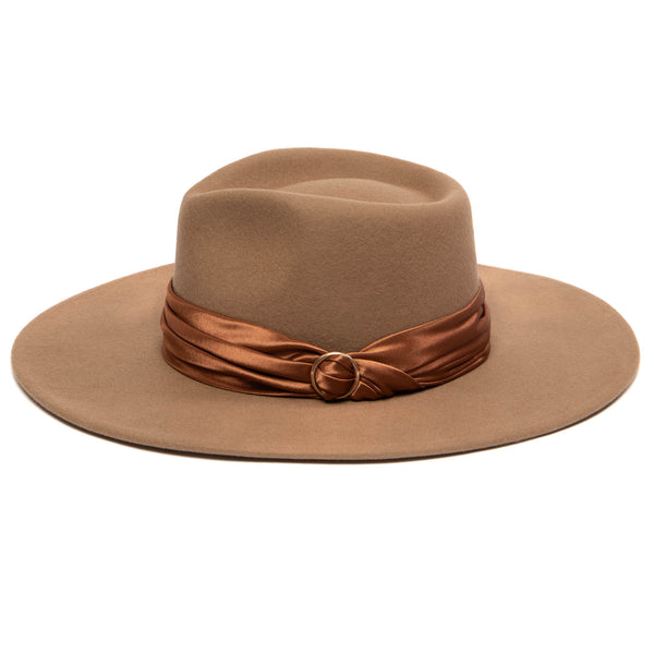 San Diego Hat Company Josie Fedora By Trina Turk Camel