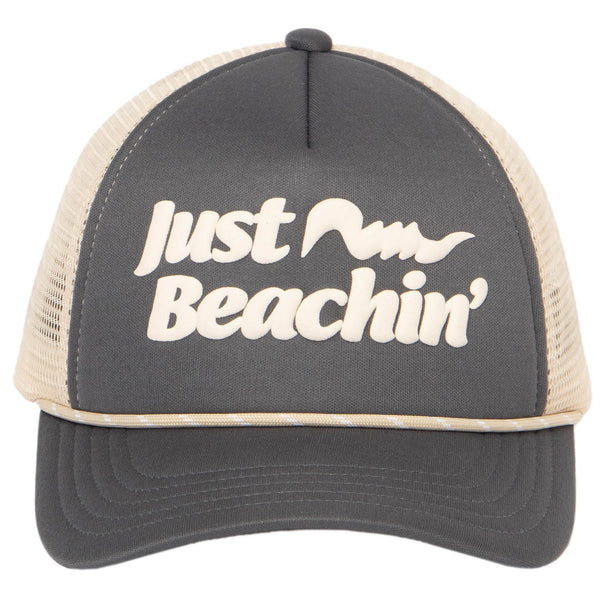 San Diego Hat Company Just Beachin - Kids 5 Panel Trucker Hat Snapback